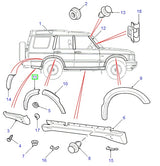 Wheelarch Flare Rear LH
