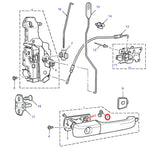 Front Door Handle Clip - Left Side