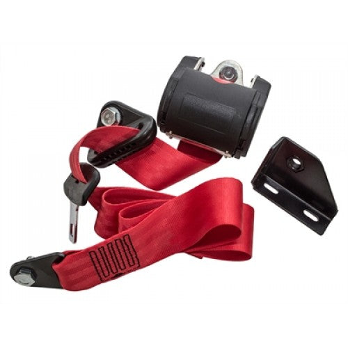 Front Seat Belt RH - Red - Defender Station Wagon Td5 onwards