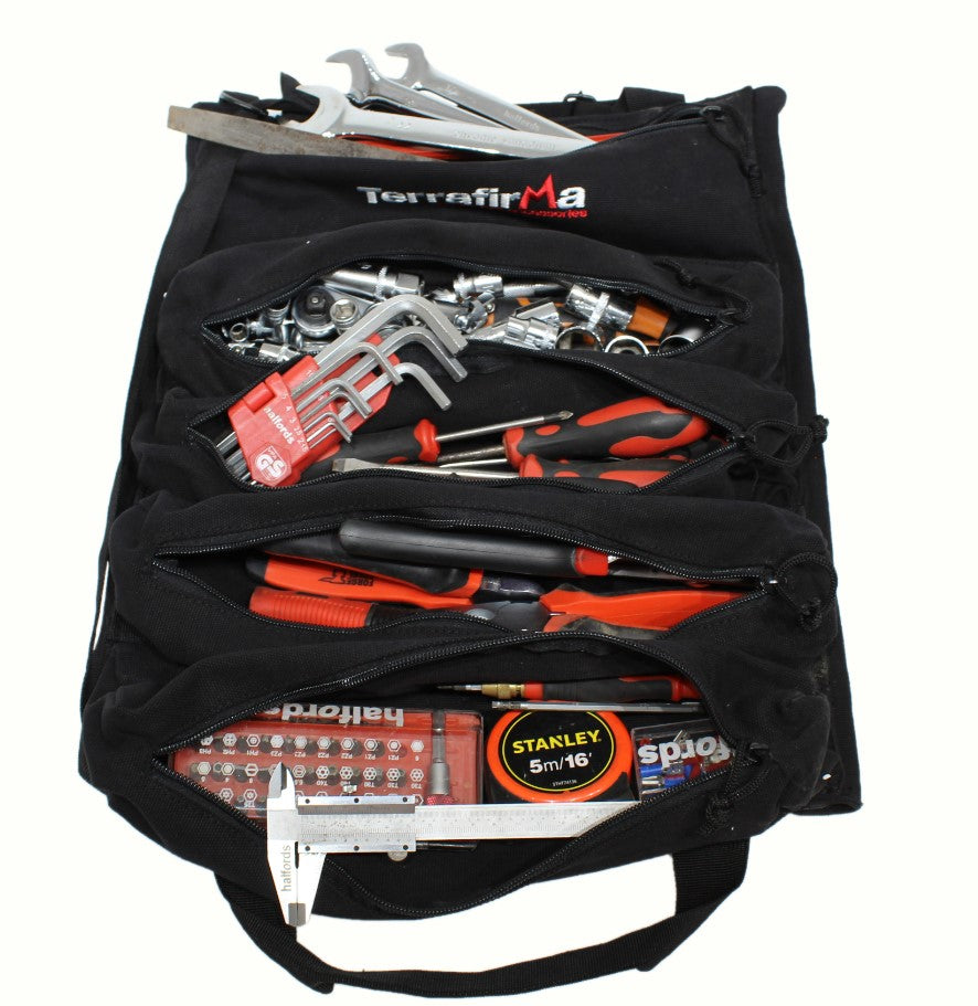 Terrafirma hi capacity 23 pocket tool roll