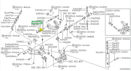 Control arm-/trailing arm bush