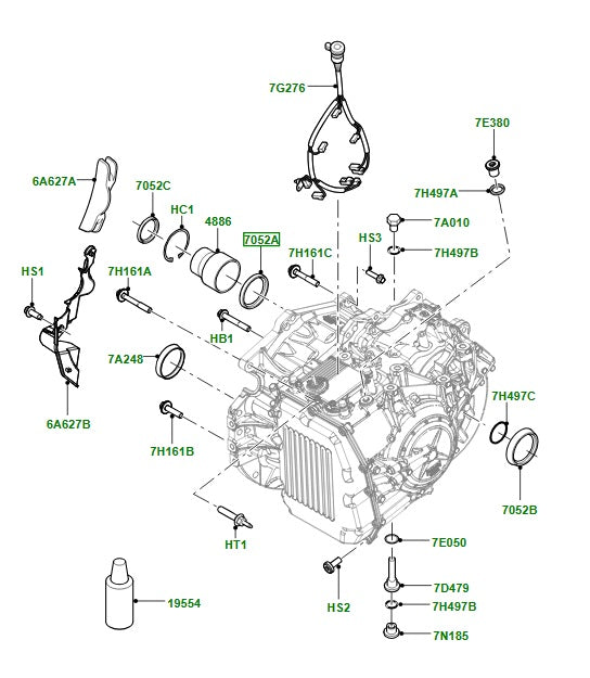 Internal Seal - Gearbox Output to Transfer - CORTECO