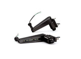 Rearview Mirror Arm with light - Black - Pair