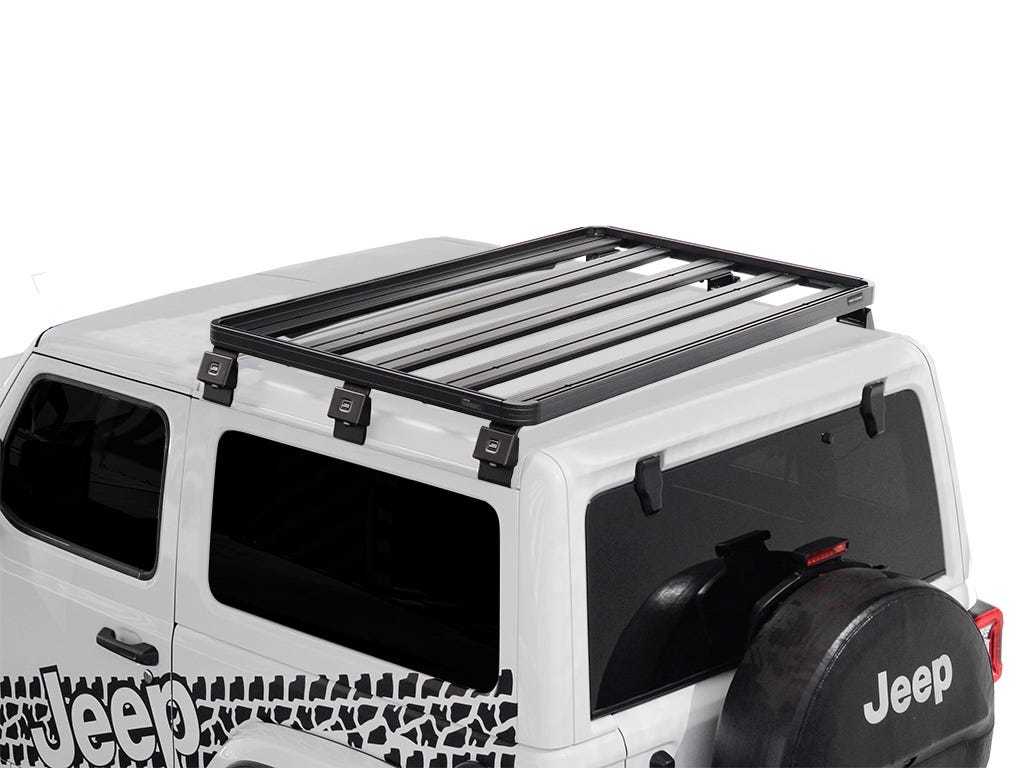 Jeep Wrangler JL 2 Door (2018-Current) Slimline II 1/2 Roof Rack Kit