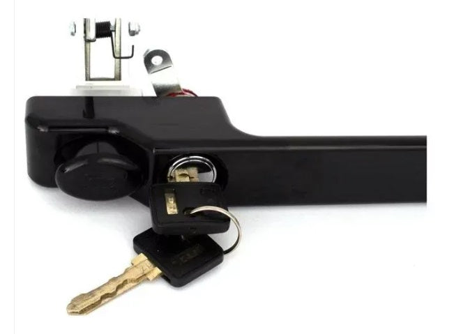 Exterior Opening Handle - Black - Pair - With Key - OPTIMILL
