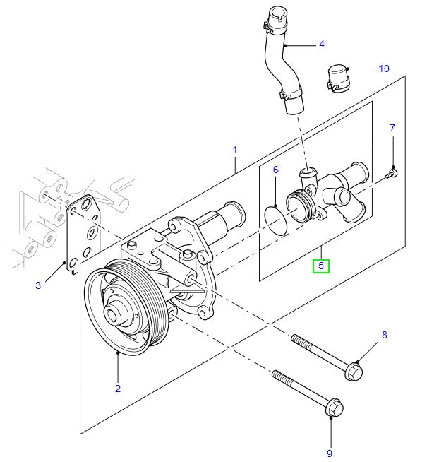 Water connection pipe