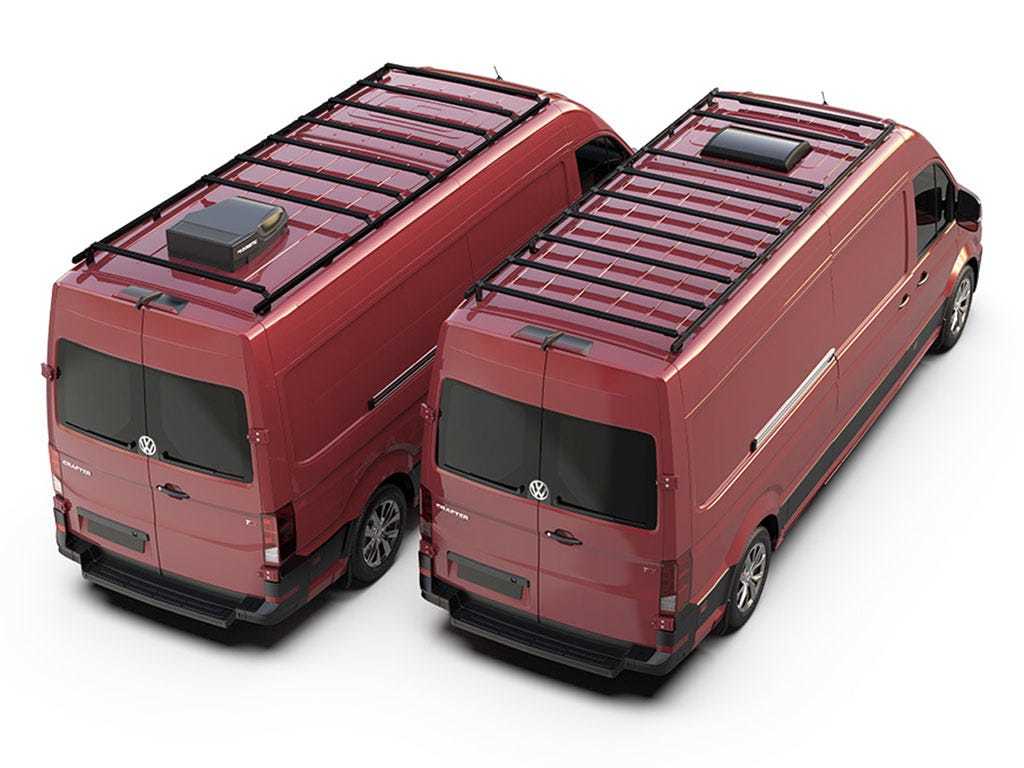 Volkswagen Crafter (L4H2/ MWB/Standard Roof) (2017-Current) Slimpro Van Rack Kit