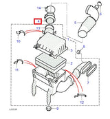 Sensor Air Flow - Petrol Only - EUROSPARE