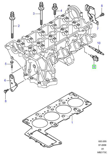 SENSOR ASSY - TEMP - F1 - Td4 2.0 DIESEL