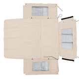 Hood With Side Windows 90" - Light Sand - SEÑORBARBO