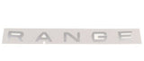 Name Plate - Plastic - "RANGE" - GENUINE LAND ROVEER