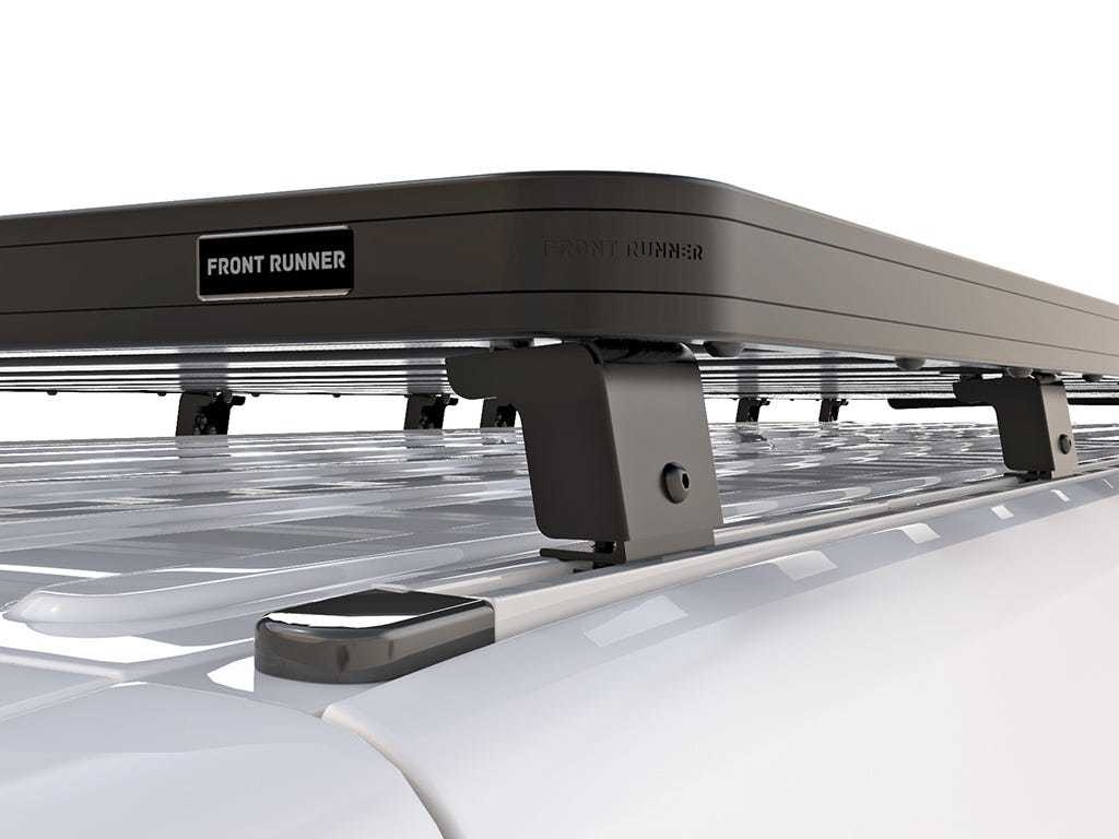 Mercedes-Benz Sprinter 170in/L3/LWB Wheelbase w/OEM Tracks (2006-Current) Slimline II Roof Rack Kit