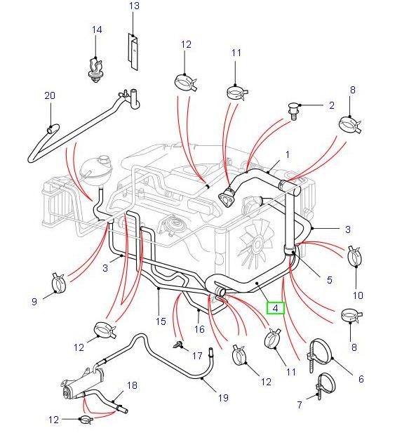 Bottom Hose - EUROSPARE