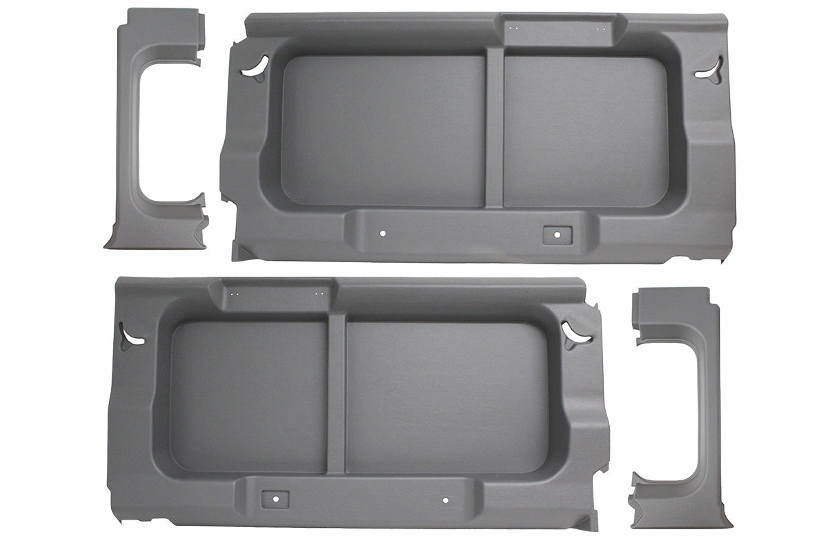 Defender 110COMM Light Grey Rear Window Trim Panels Without Windows - TERRAFIRMA