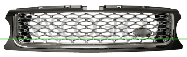 Gray/Chrome Painted Grille - PRASCO