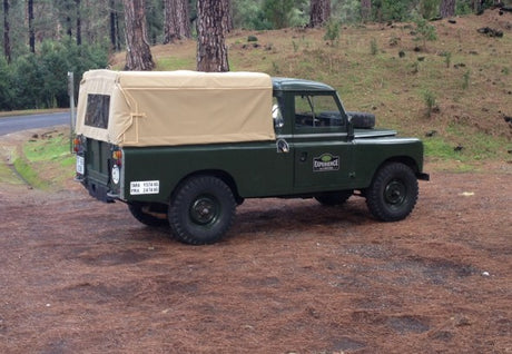 109" 3/4 Hoods Canvas - Rear Window, no Side Windows