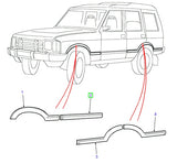 Rubbing Strip Fr Door RH