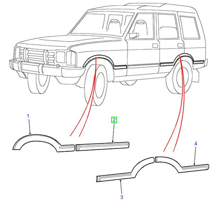 Rubbing Strip Fr Door RH