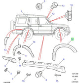 Wheelarch Flare Front LH - ALLMAKES 4X4