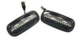 Pair of 2 Dynamic Amber Led Side Indicators - Transparent Crystal