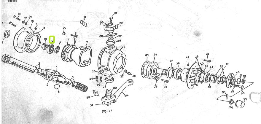 Bearing Swivel Pin Housing