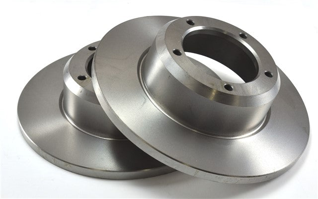 Front Brake Disc - Non-ventilated - Pair - AG PARTS