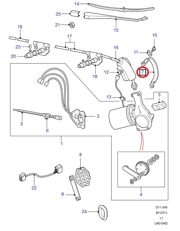 Motor Support Wiper - ALLMAKES