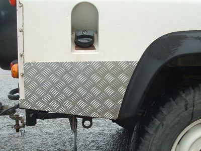 Rear Wing protector - 3mm - Aluminum - Pair - AG PARTS