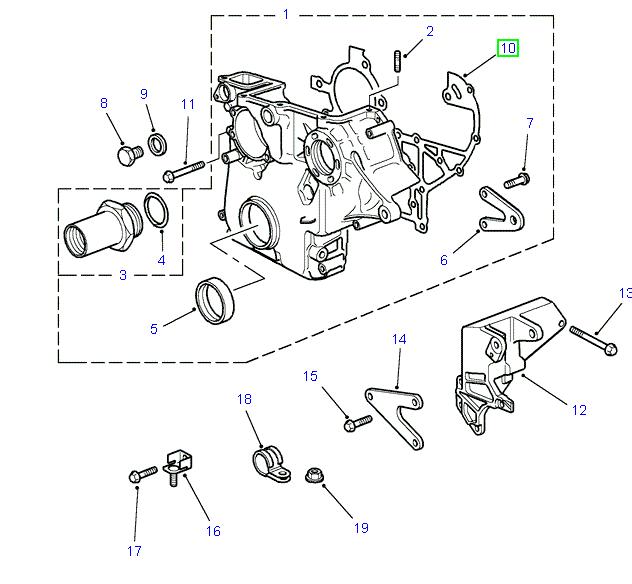 Gasket Timing Chain Cover