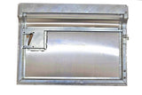 Left Front Door - with Lock Hole - Galvanized - Defender Series Style - AG PARTS