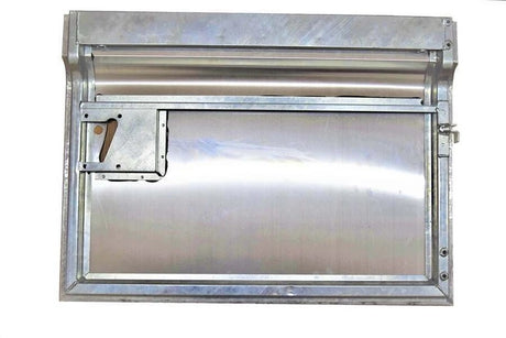 Left Front Door - with Lock Hole - Galvanized - Defender Series Style - AG PARTS