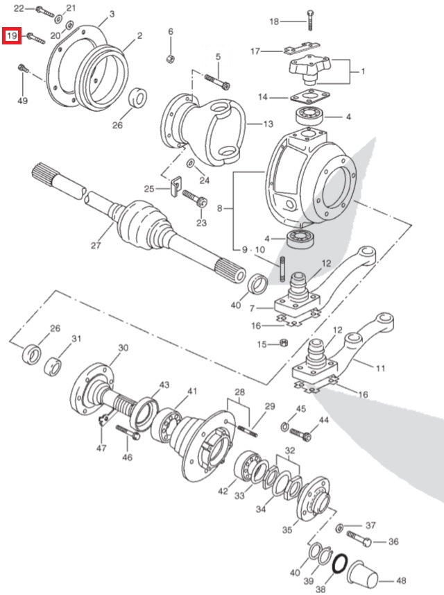 Retainer Bracket Screw