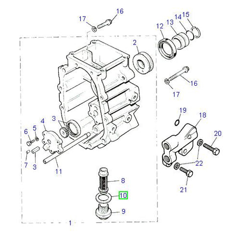 Washer Drain Plug Trans