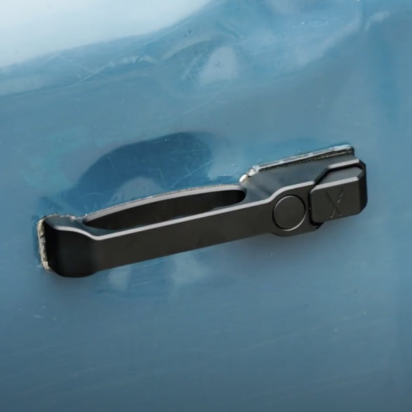 Exterior Handles - Black - Pair - Without cylinder - EXMOOR TRIM