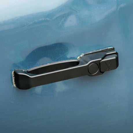 Exterior Handles - Black - Pair - Without cylinder - EXMOOR TRIM