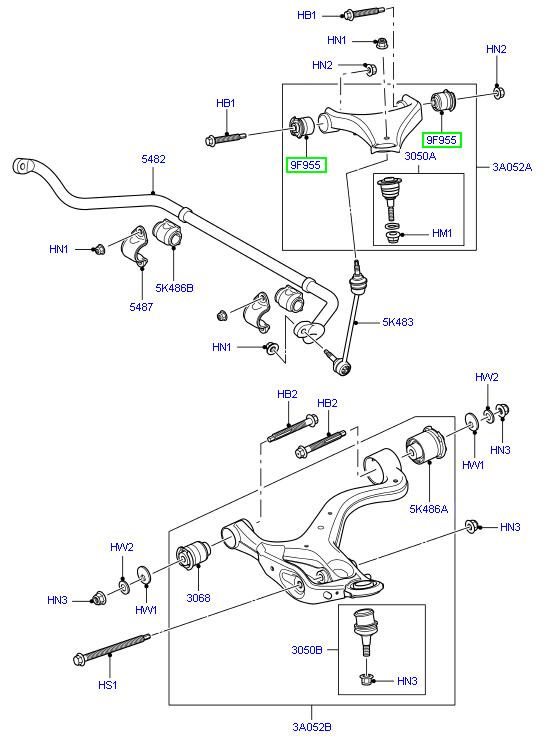 Bush Upper Arm Polyurethane