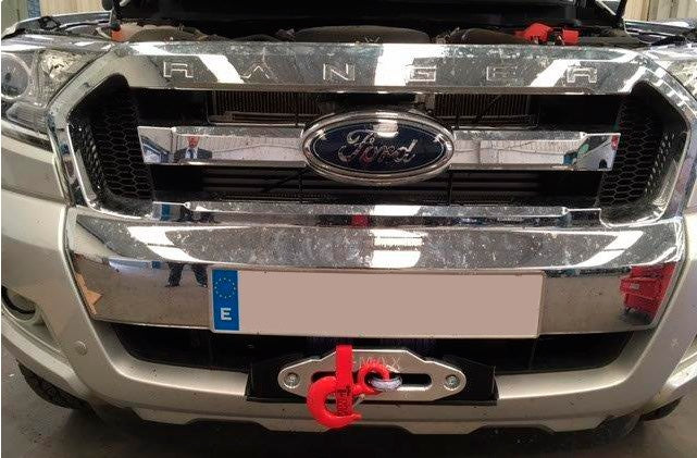 Discreet Winch Mount for Genuine Bumper