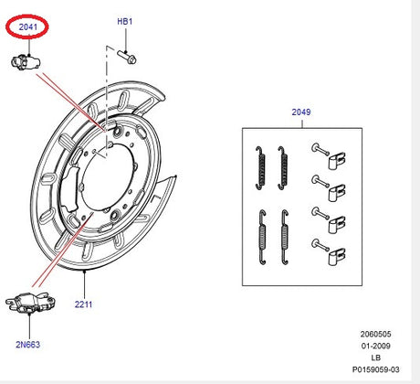 Brake Adjuster Kit - GENUINE LAND ROVER