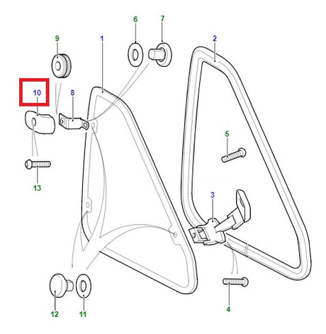 Plastic Hinge Cover