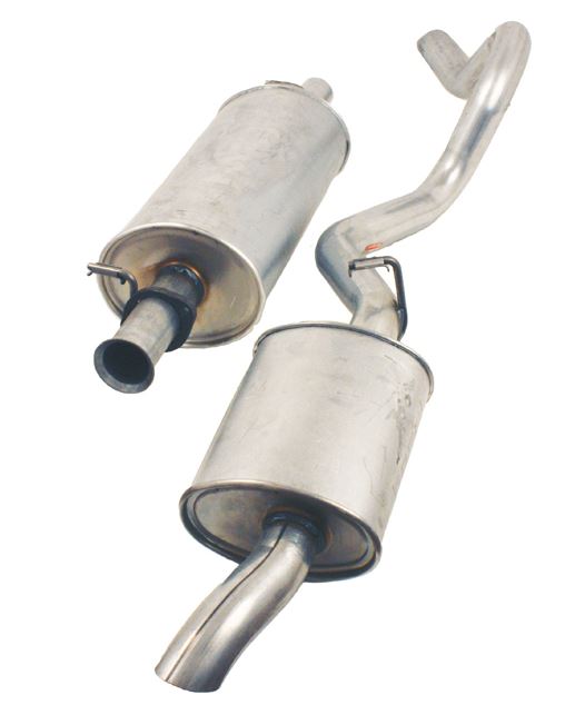 Exh Centre and Rear Silencer