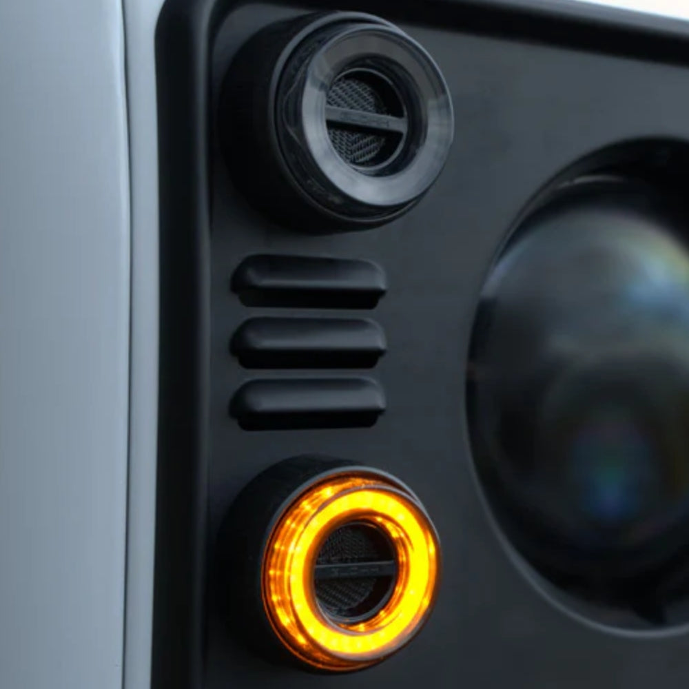 GL-2x Front LED Headlight Kit - Complete Set (2 left & 2 right) - Smoked Lens - GLOHH