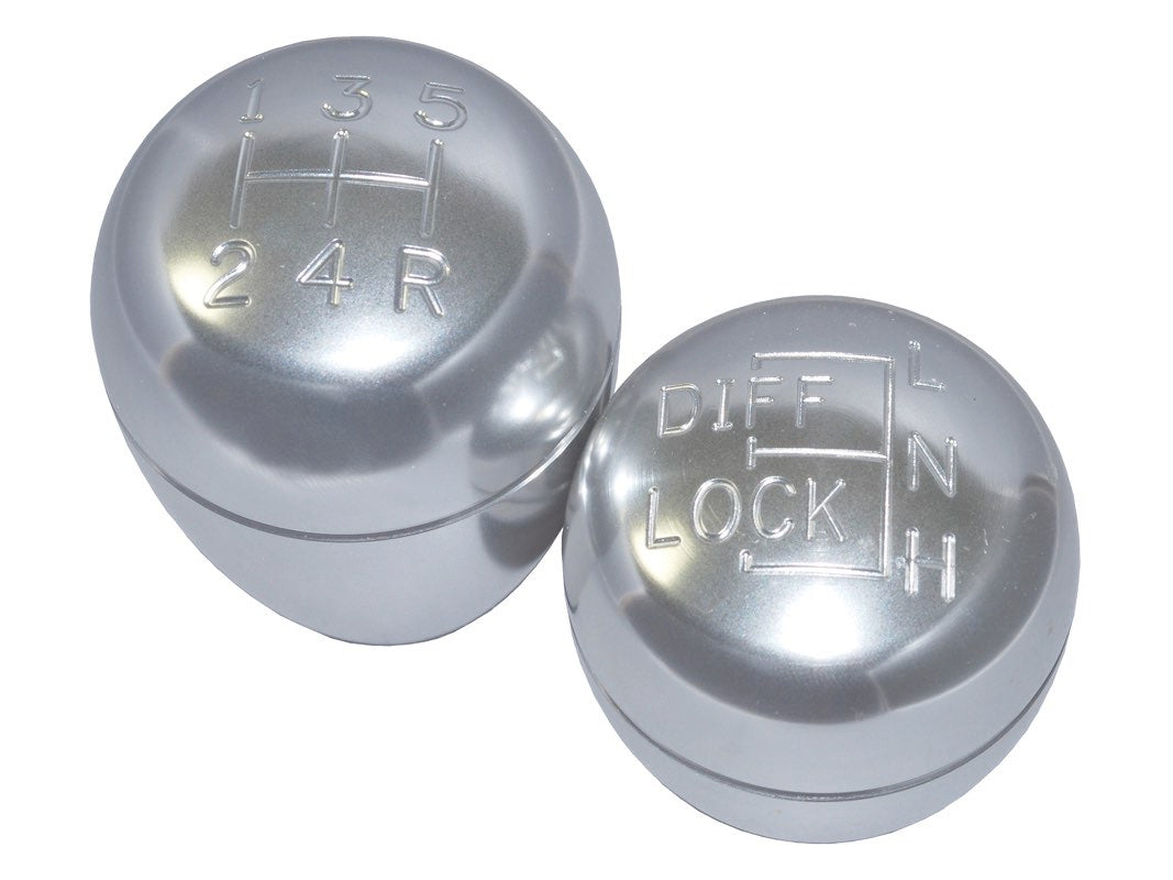 Shift and Transfer Lever Handle - Aluminum - Defender 94-07