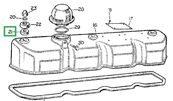 Washer Rocker Cover
