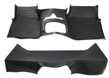 Floor panel - Front - 2 pieces - Black - EXMOOR TRIM