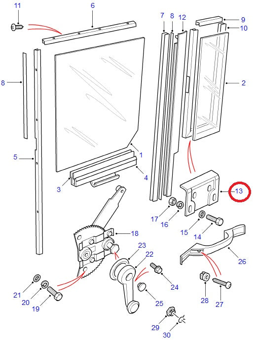 Bracket - Guide | Defender 110 & 130 To 2016
