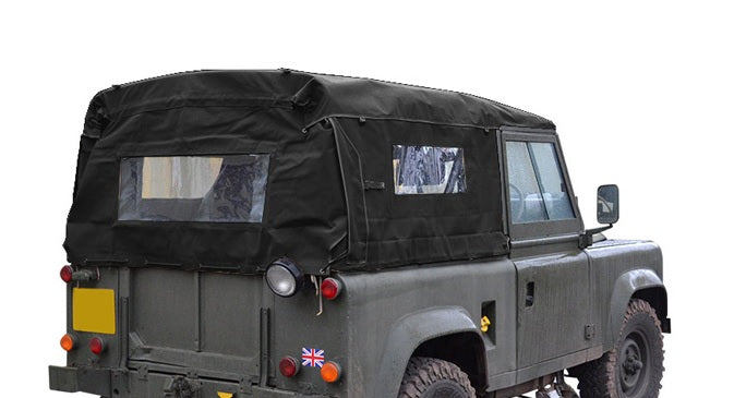 Full Canvas - With Side and Rear Windows - Black - AG PARTS