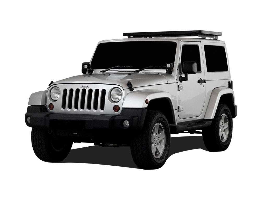 Jeep Wrangler JK 2 Door (2007-2018) Extreme Slimline II 1/2 Roof Rack Kit