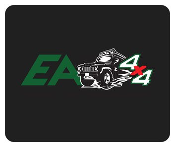 Black Mouse Pad - Logo Eigas 4x4