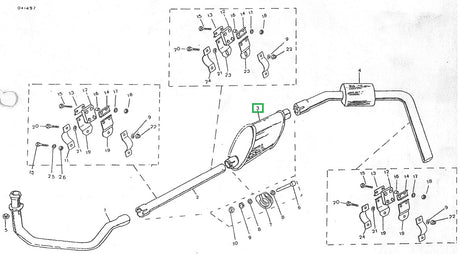 Exh Centre Silencer