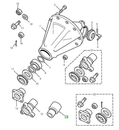 Bush diff unit
